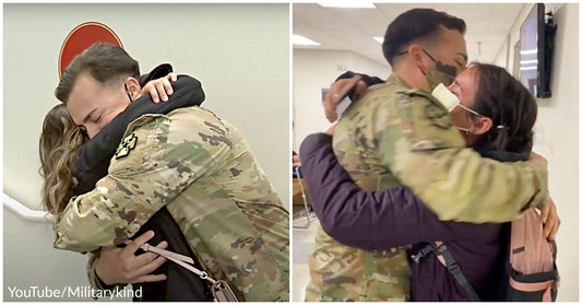 Army Medic Surprises His Two Sisters At School After Being Apart For A Year