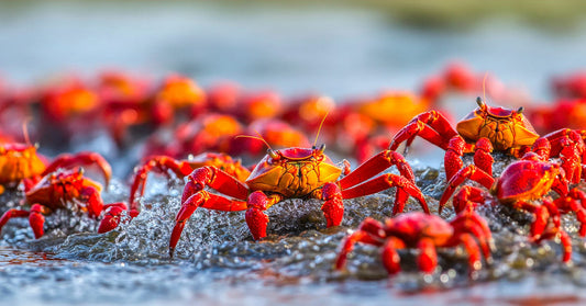 Millions of Red Crabs Flood Christmas Island in a Fiery March to the Sea
