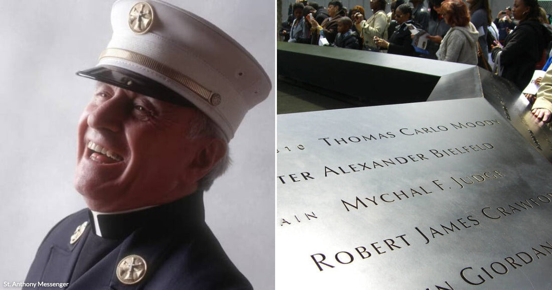 Side-by-side feature image for the “cw-father-mychal-judge-the-chaplain-who-rushed-into-ground-zero” campaign.
