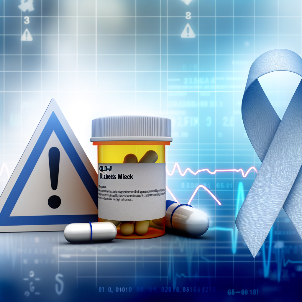 GLP-1 diabetes medication and cancer risk illustration