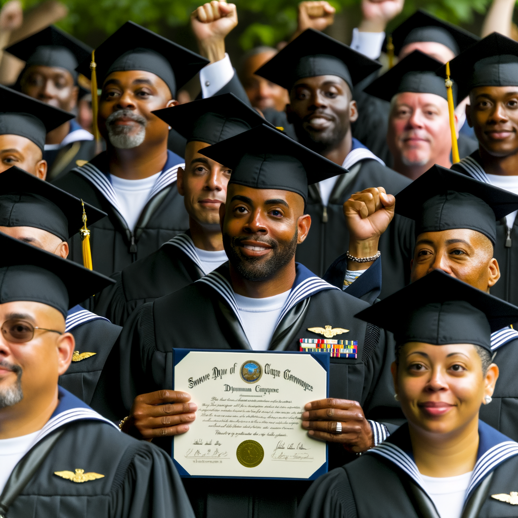 Navy Veterans Receive High School Diplomas Nearly 60 Years Later
