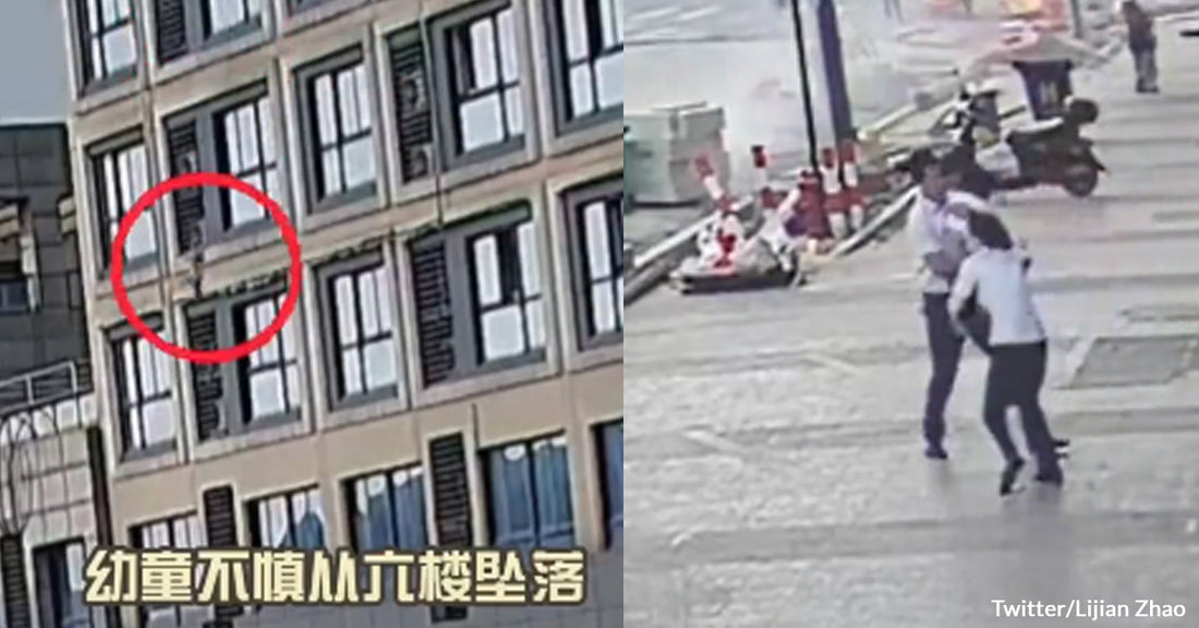 A Hero from China Miraculously Caught a Little Girl Falling from the 5th Floor