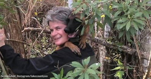 Florida Animal Control Officer Rescues Stray Dog Clinging To Log In Alligator-Infested Swamp