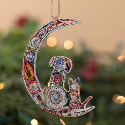 Recycled Magazine Ornament | Handmade, Fair Trade