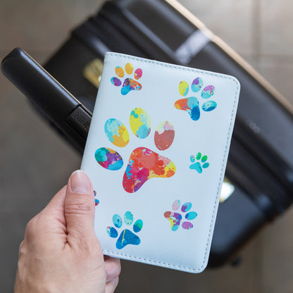 Pawsitively Time to Travel Luggage Tag & Passport Holder