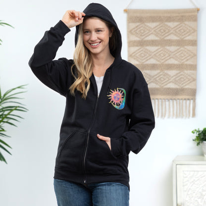 Sweet Sun & Moon Zip Hoodie