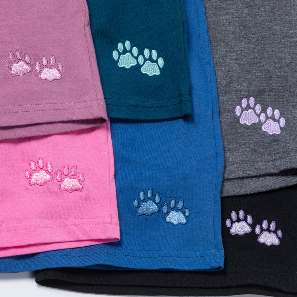 Beagle Paw Pattern Print Women's Shorts main image 1