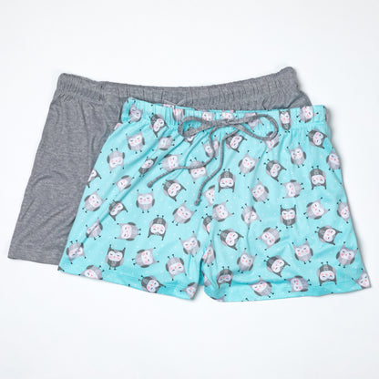 Animal Fun Sleep Shorts - 2 Pack