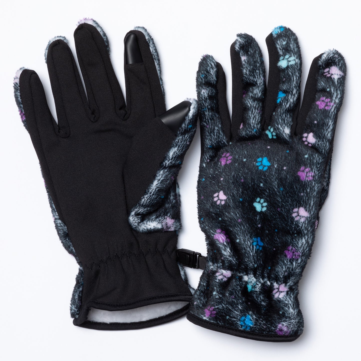 Super Cozy&trade; Paw Print Touch Screen Gloves