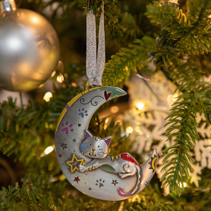 Color Pop Kitty & Dog Ornament