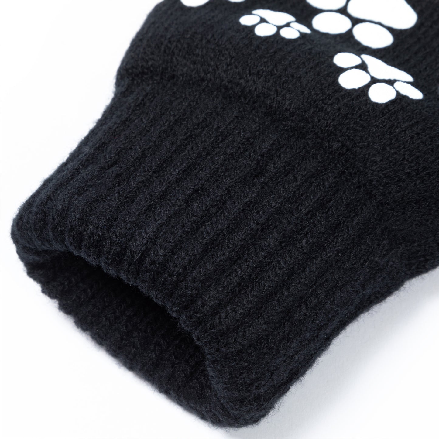 Pretty Paw Print Fleece-Lined Mittens