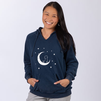 Pet & Moon Mineral Wash Hoodie