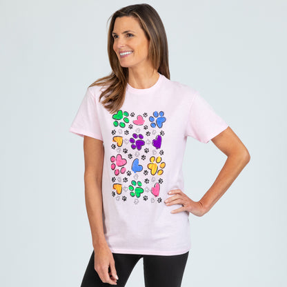 Paws & Hearts Splatter T-Shirt