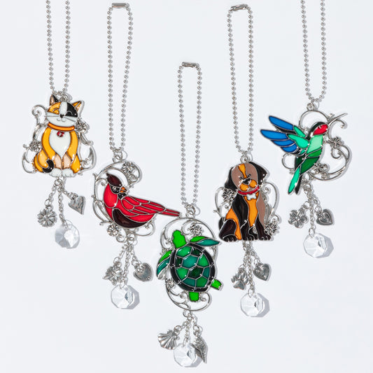 Colorful Animal Sun Catcher Car Charm