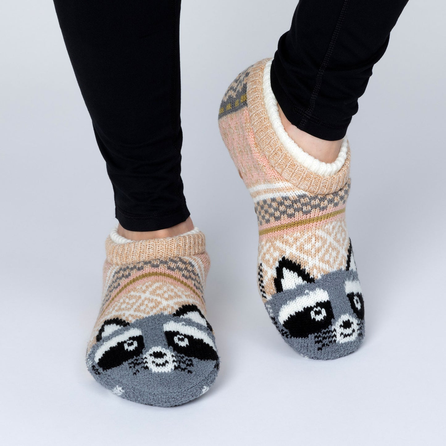 Charming Critter Cuffed Slipper Socks