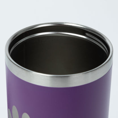 Paw Print Stainless Steel Tumbler with Flip Straw - 30 oz