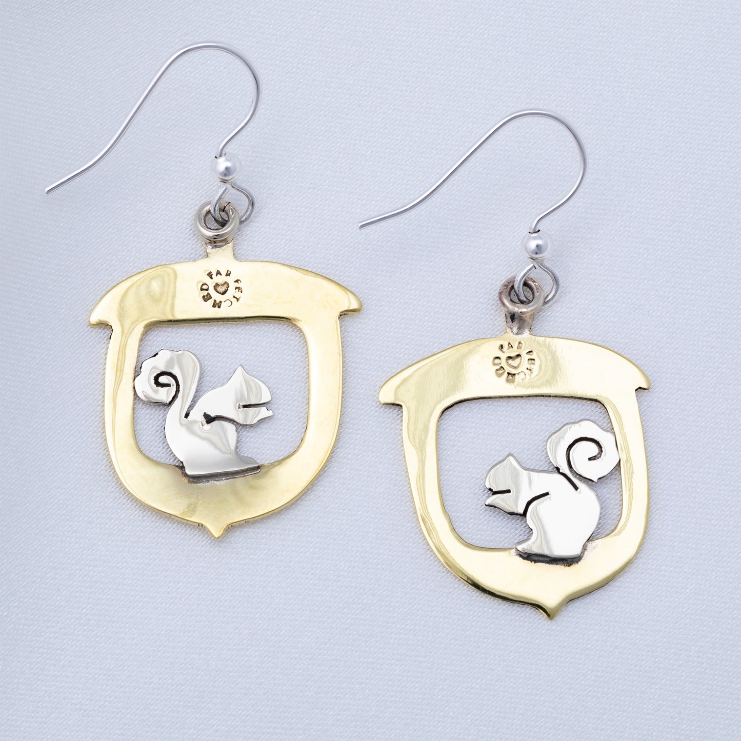 Go Nuts Squirrel & Acorn Earrings