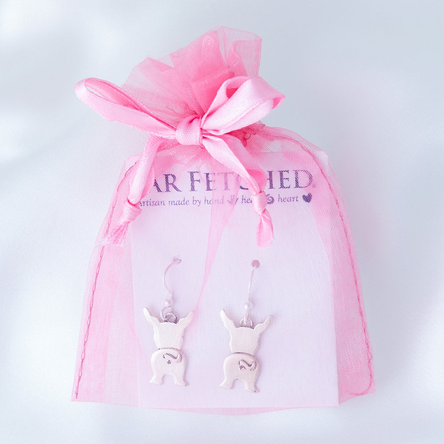 Cute Behinds Mixed Metal Earrings