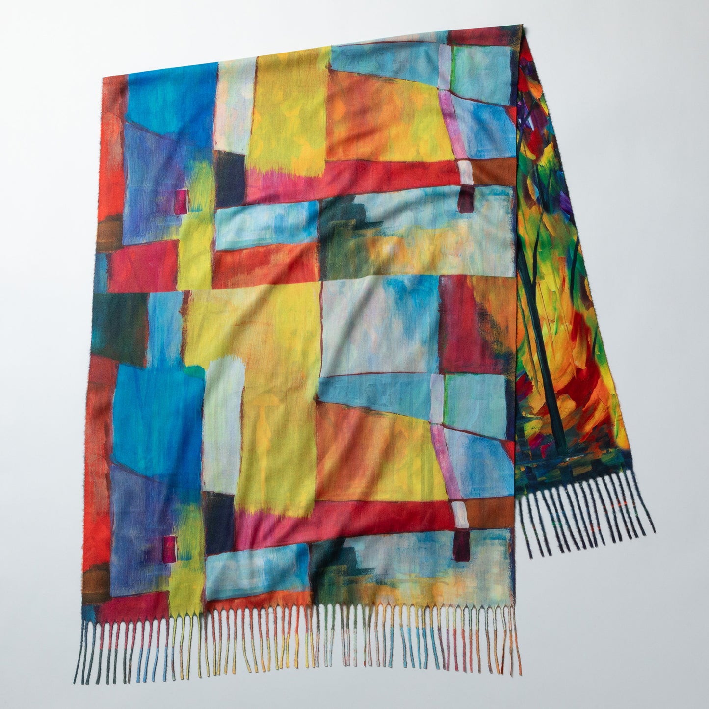 Museum Collection Artistic Double Sided Print Scarf