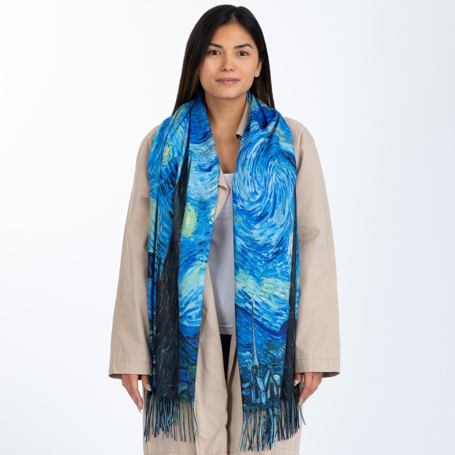 Museum Collection Artistic Double Sided Print Scarf