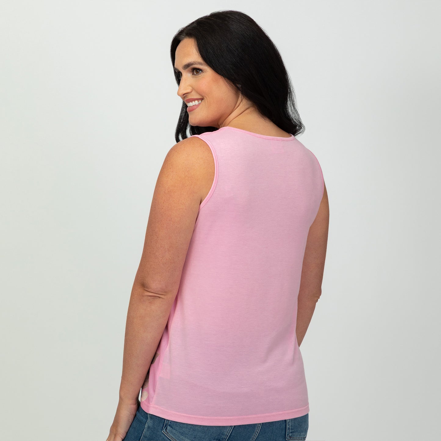 Cat & Paws Keyhole Sleeveless Top