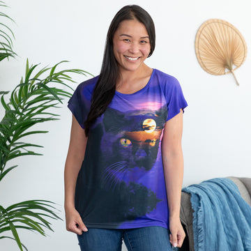 Sunset Cat Tee