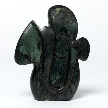 Hand-Carved Serpentine Stone Wildlife Figurine