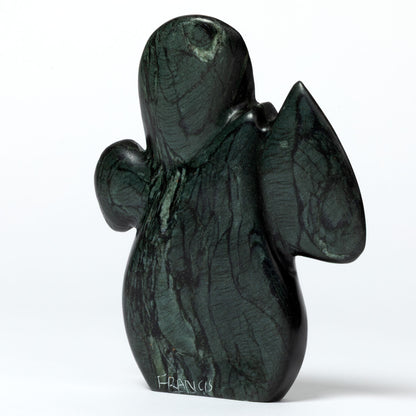 Hand-Carved Serpentine Stone Wildlife Figurine