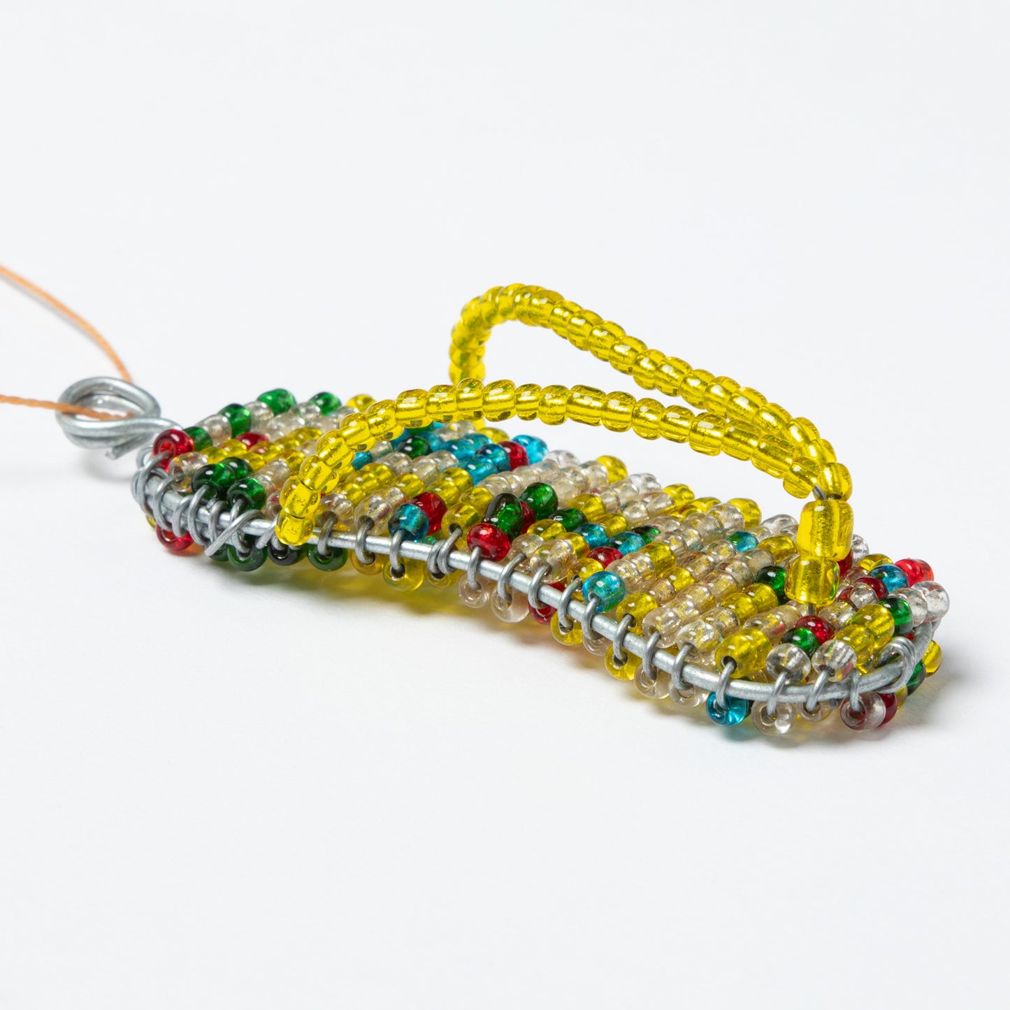 Charming Hand-Beaded Ornament
