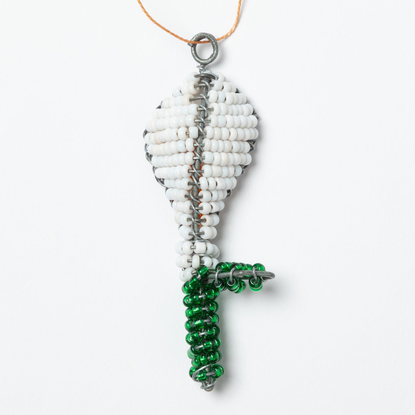 Charming Hand-Beaded Ornament