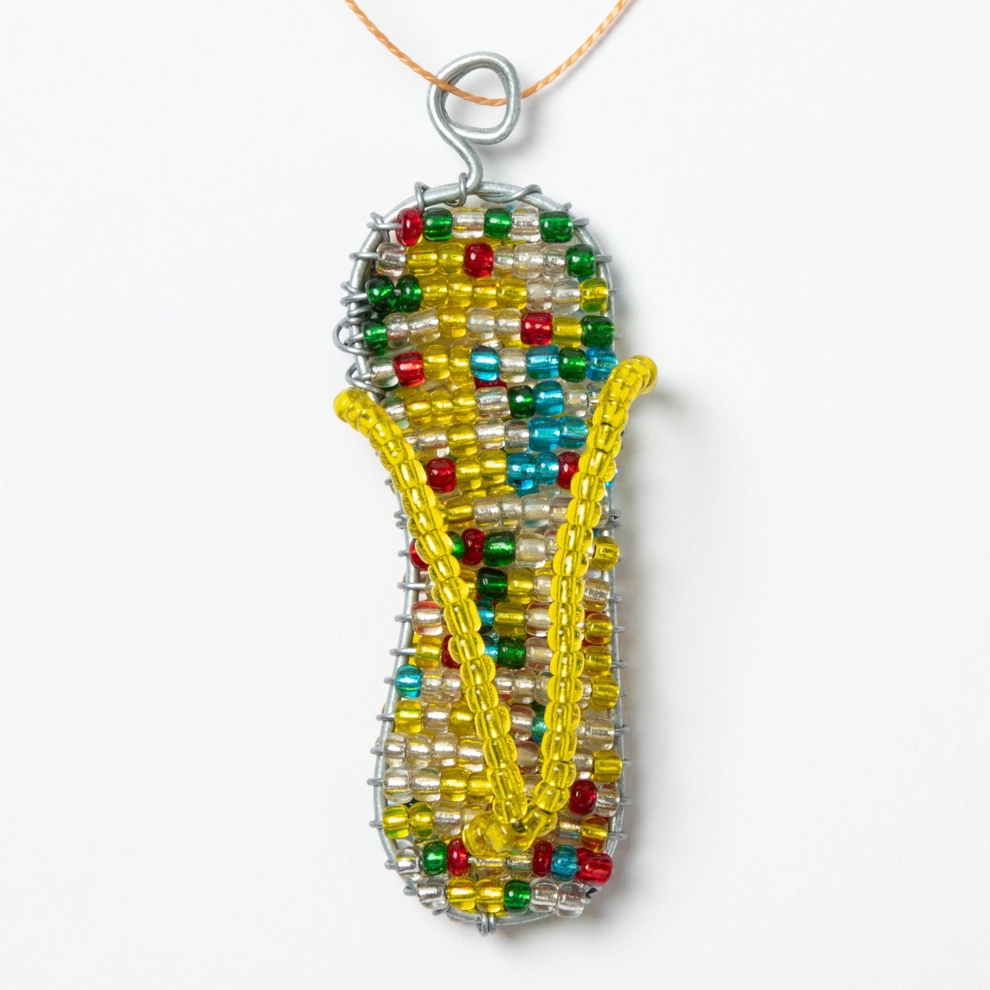 Charming Hand-Beaded Ornament