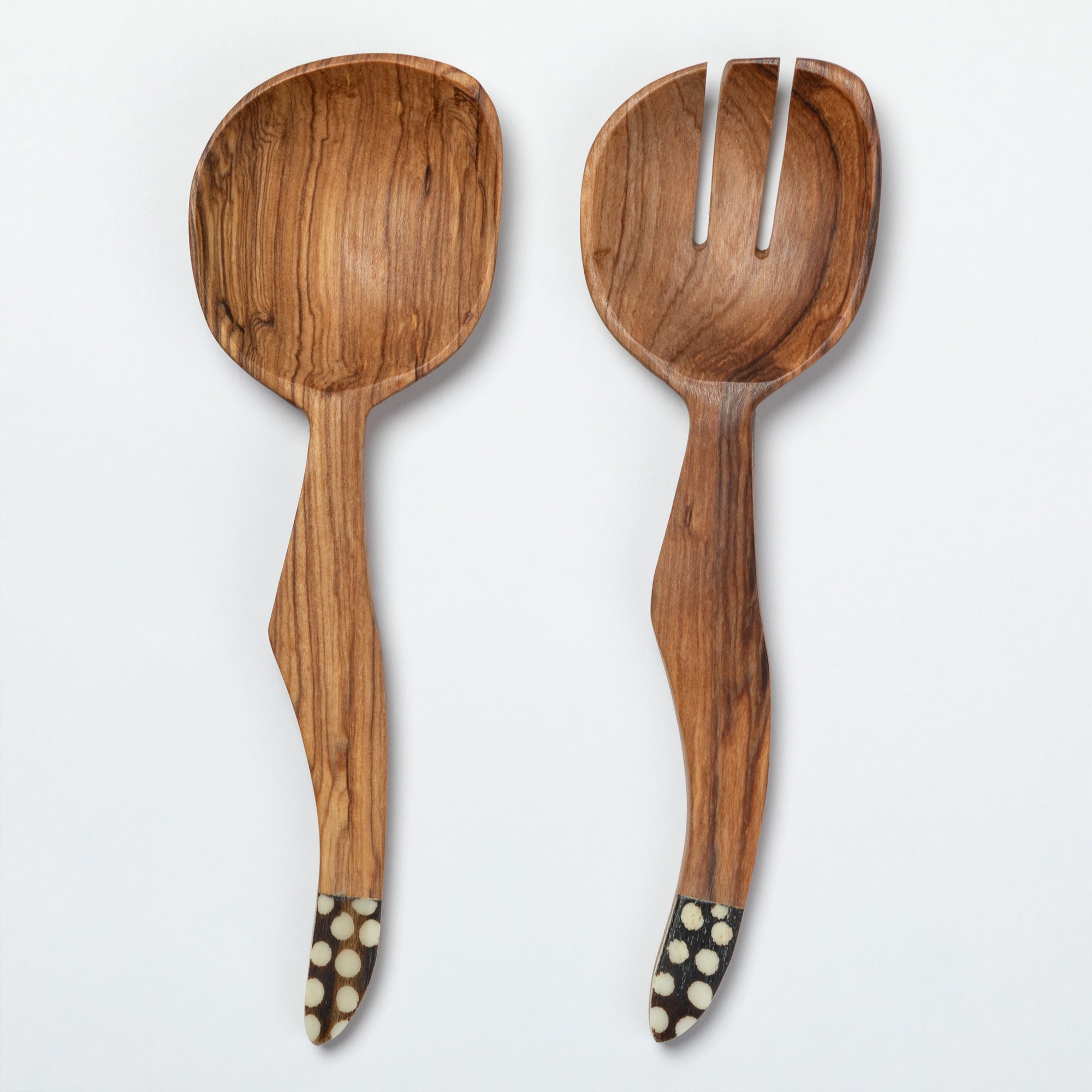Greater Goods Olive Wood Salad Server - Thumbnail 2