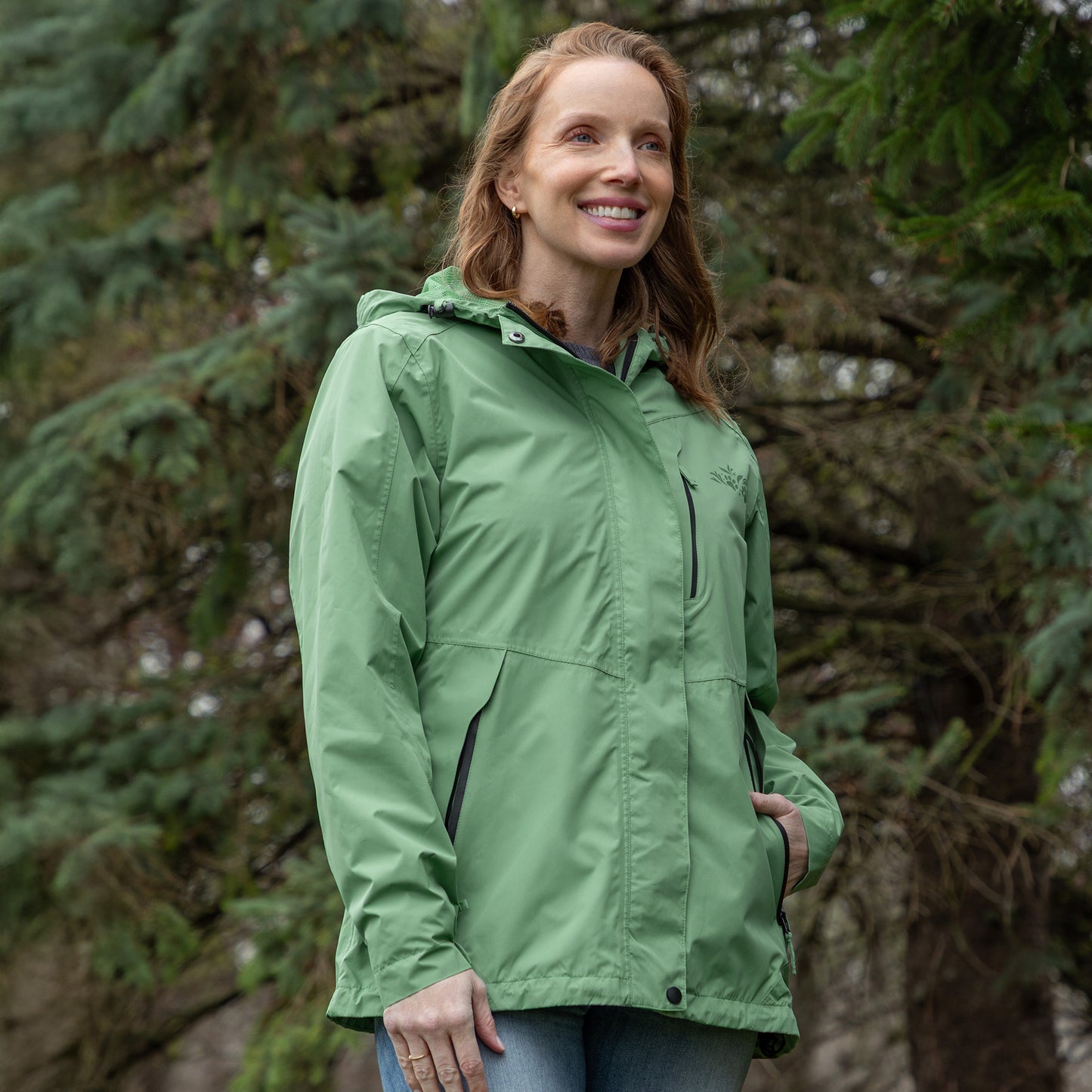 Paw Symphony Magical Print Rain Jacket