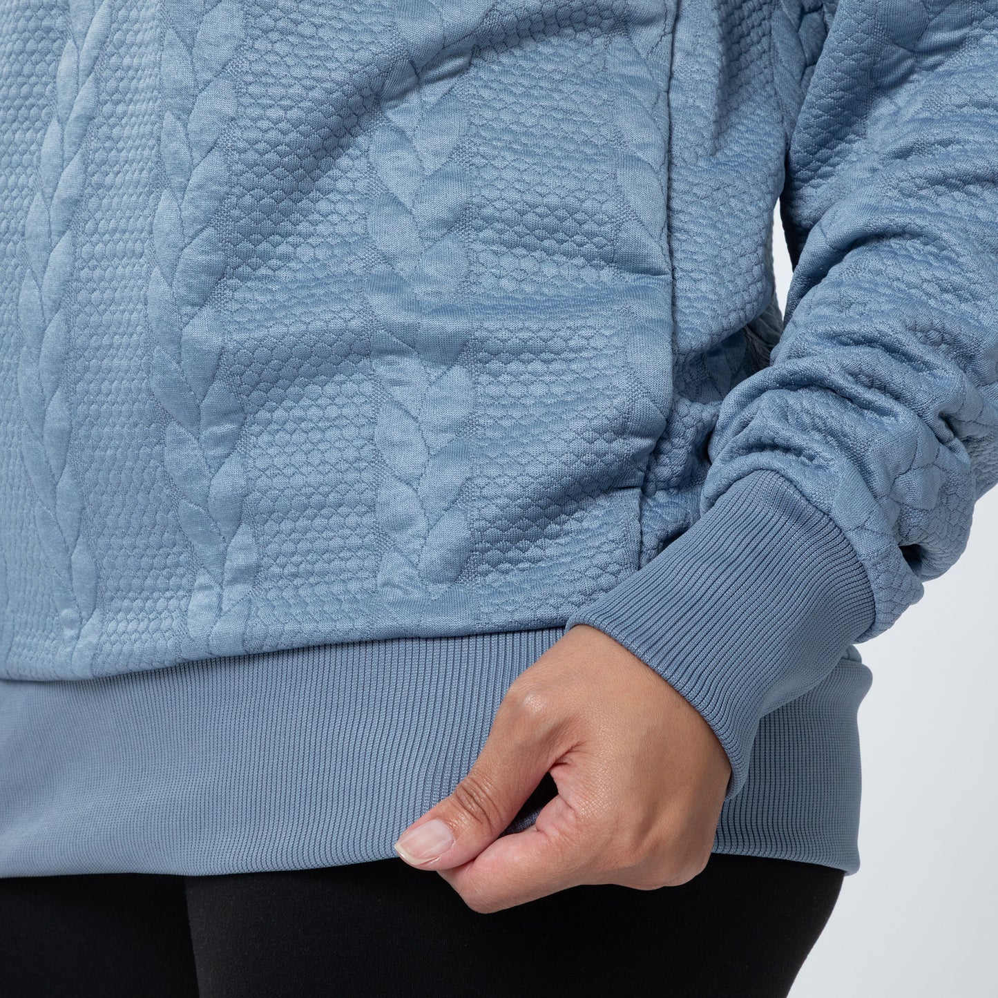 Pet Love Cable Jacquard Crewneck