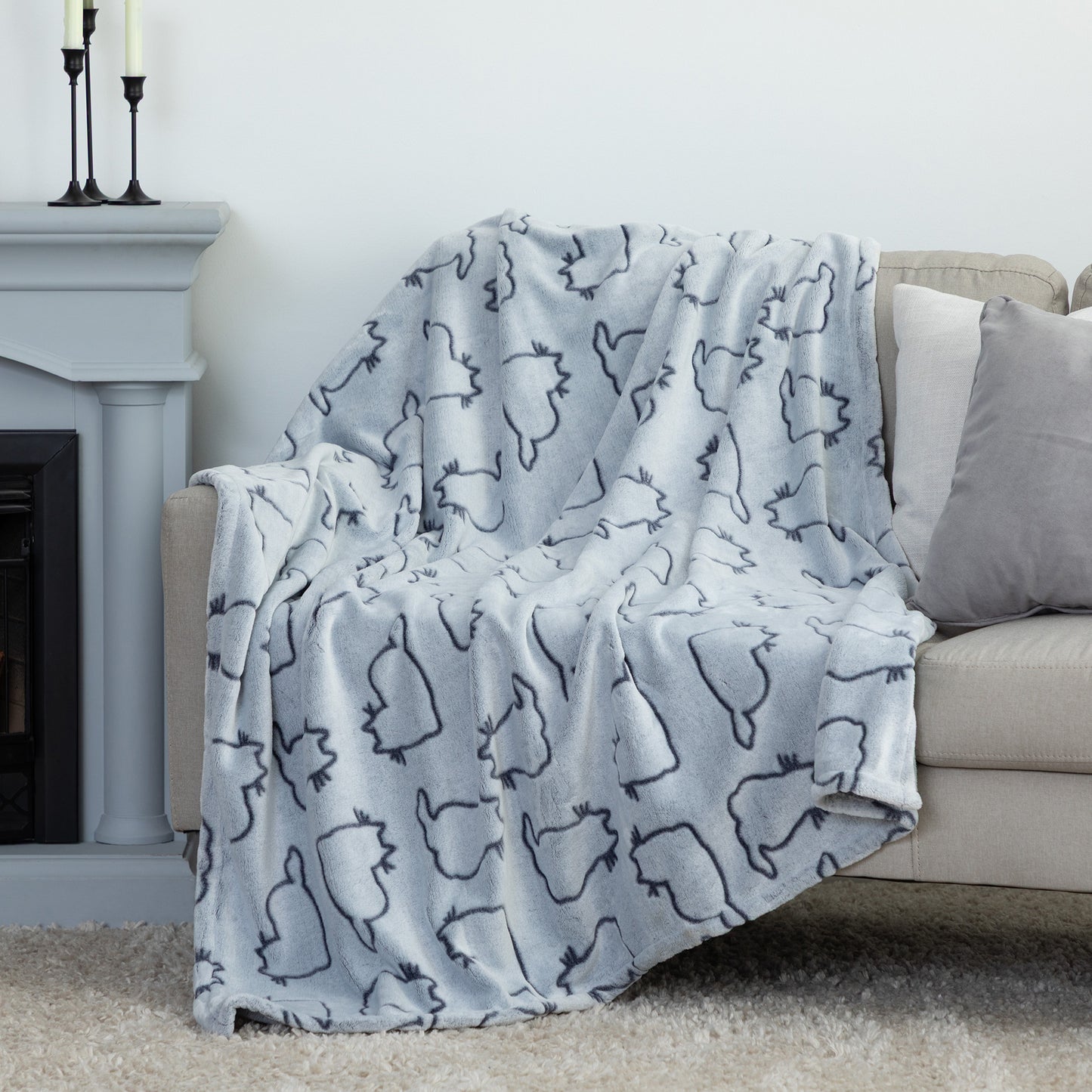 Pet Love Jacquard Fleece Blanket