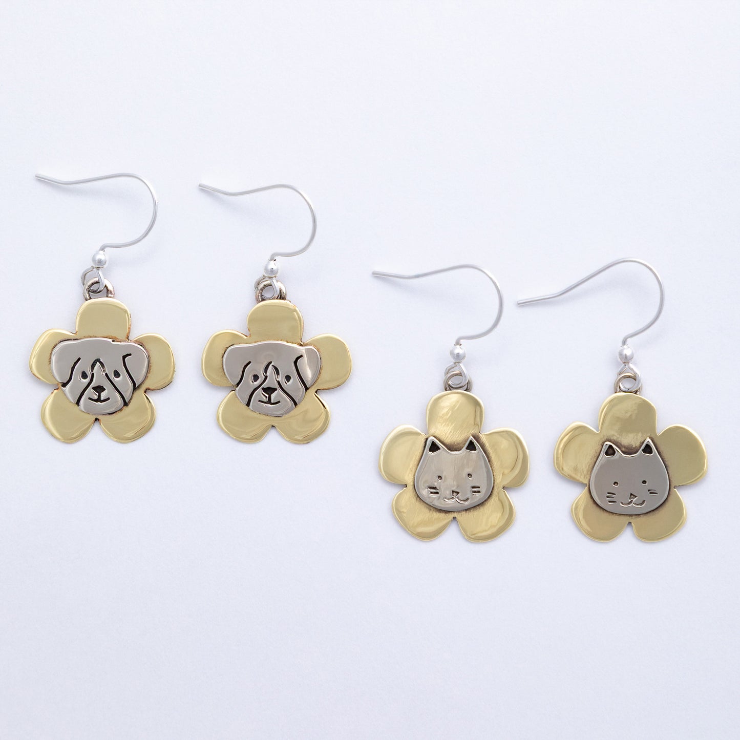 Blossoming Pet Handmade Dangle Earrings
