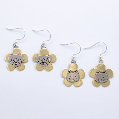 Blossoming Pet Handmade Dangle Earrings