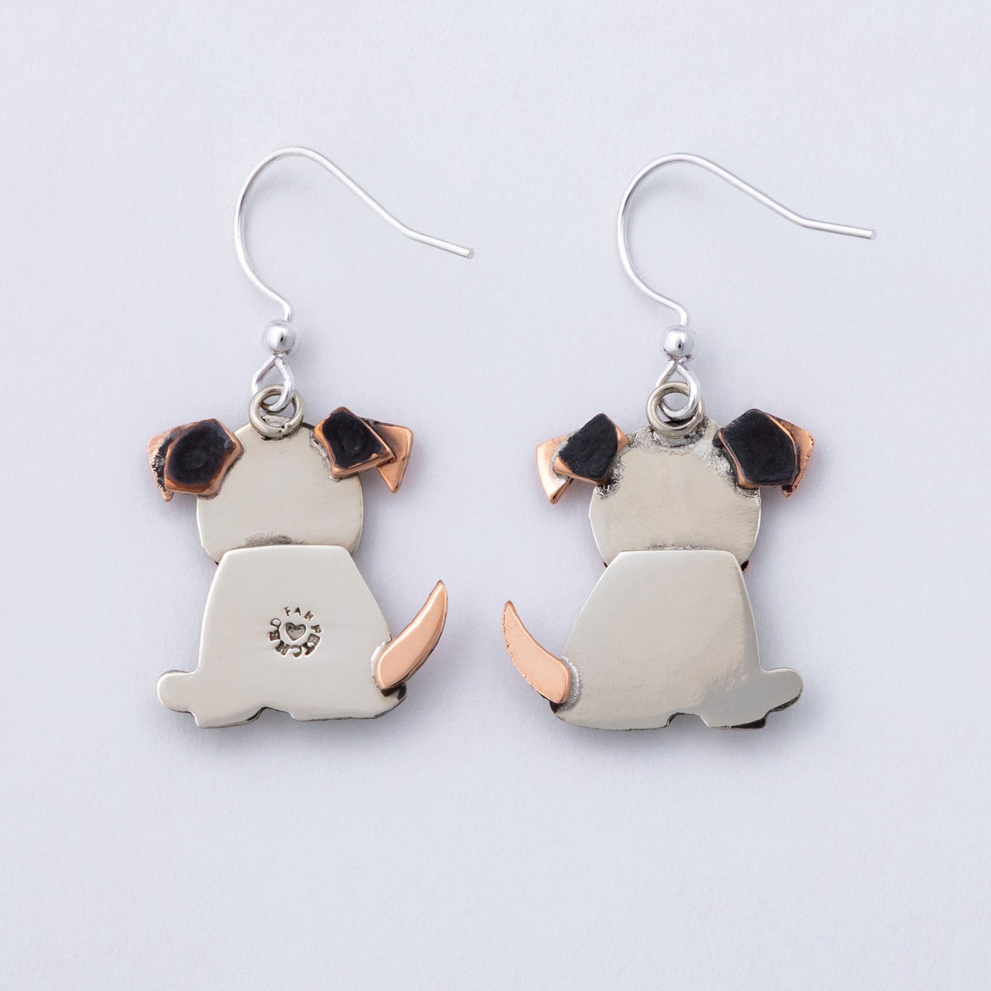 Cat & Dog Mixed Metal Earrings | Handmade, Fair Trade