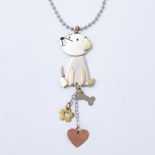 Pet Parent Mixed Metal Car Charm
