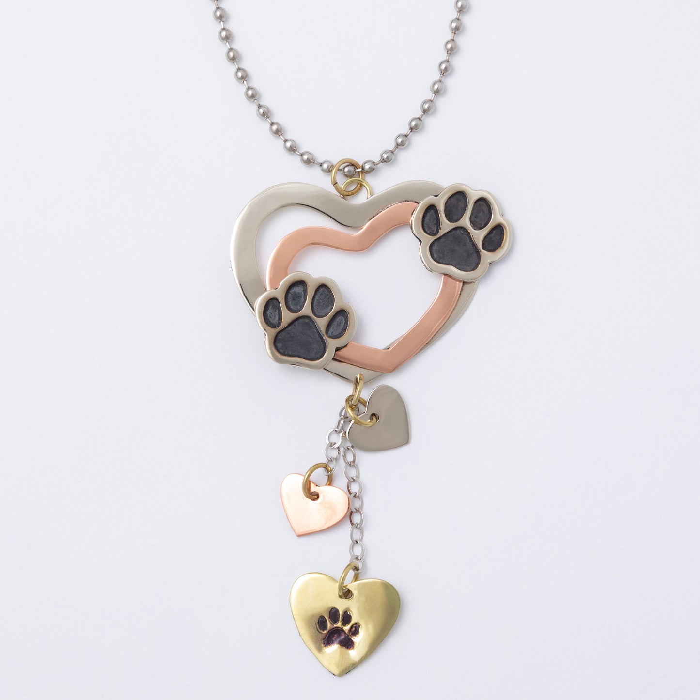 Pet Parent Mixed Metal Car Charm