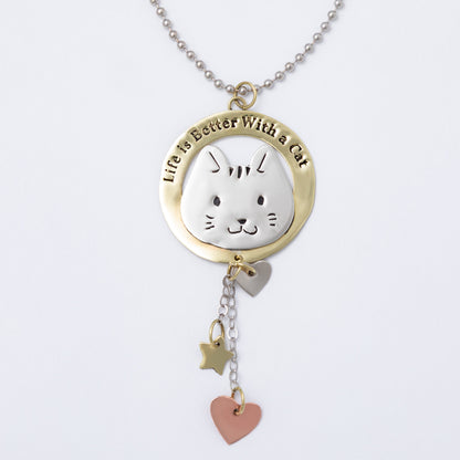 Pet Parent Mixed Metal Car Charm