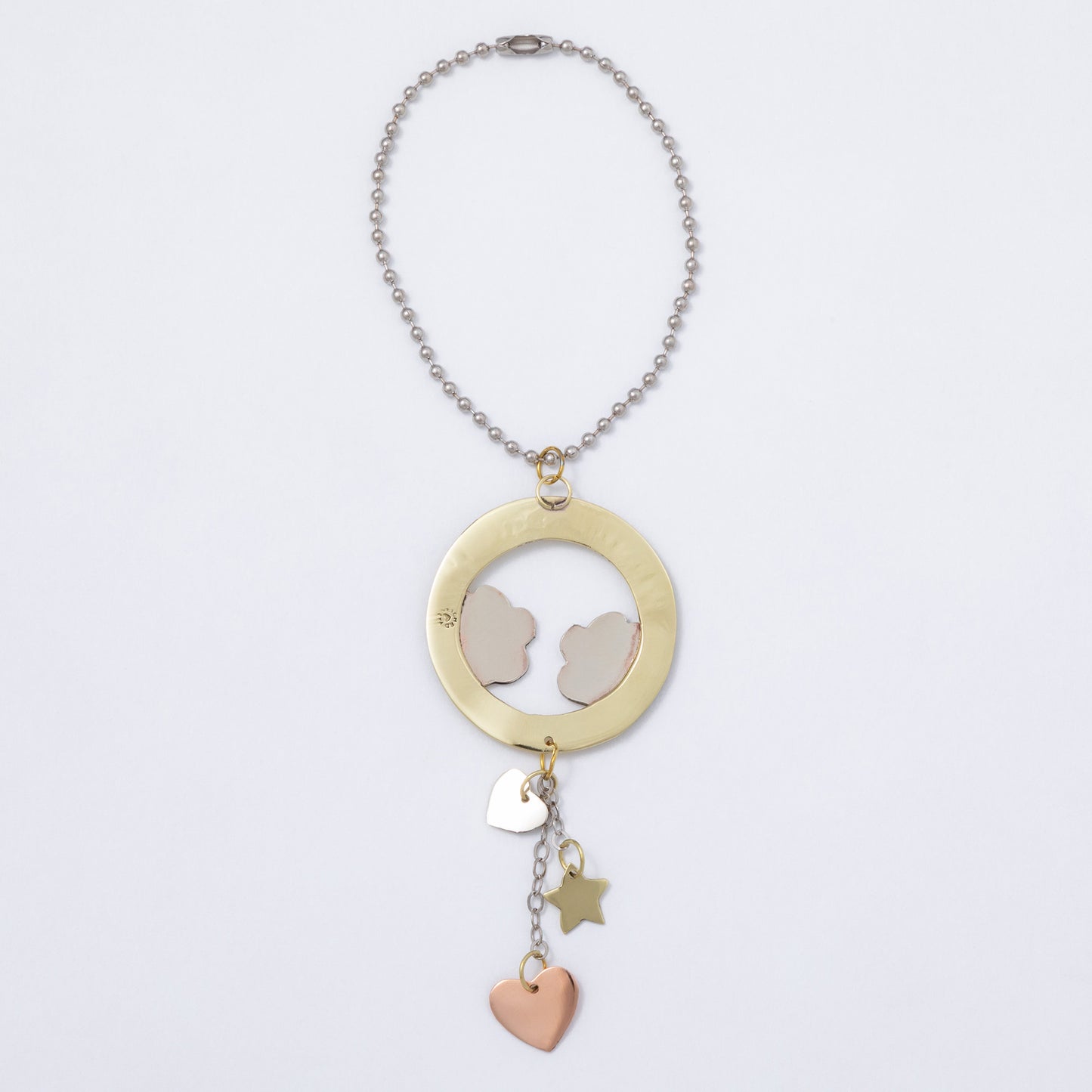 Pet Parent Mixed Metal Car Charm