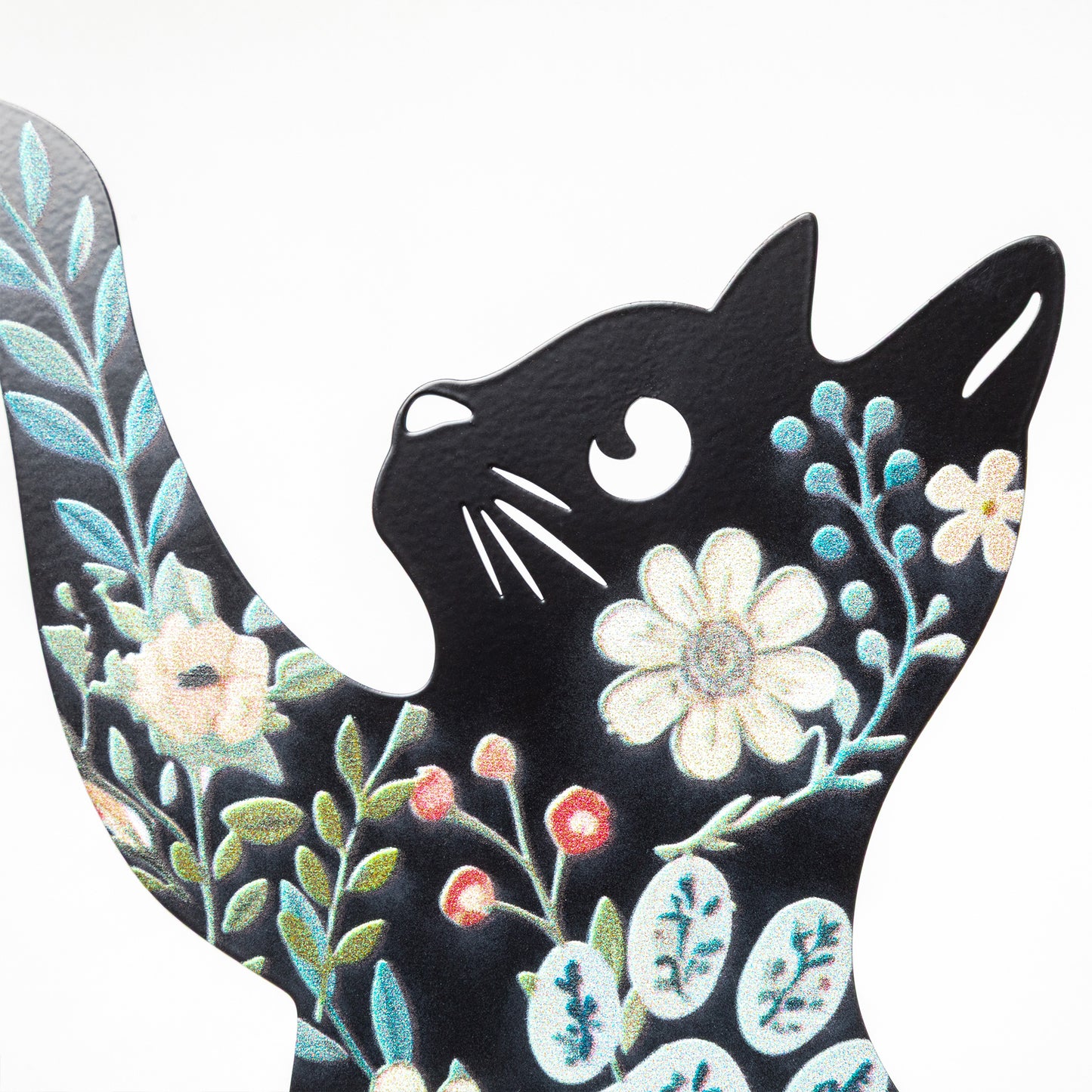 Floral Pet Silhouette Solar Light Garden Stake