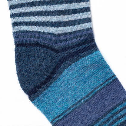 Multicolor Stripes Alpaca Socks