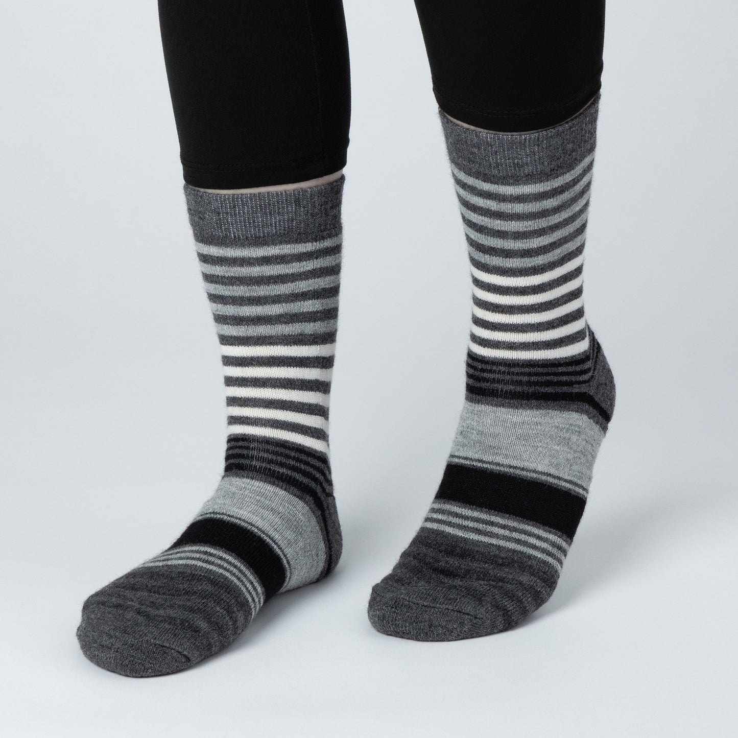 Multicolor Stripes Alpaca Socks