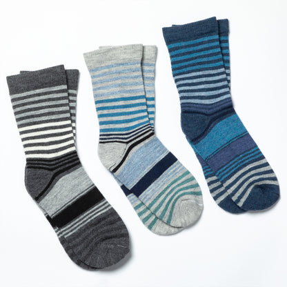 Multicolor Stripes Alpaca Socks