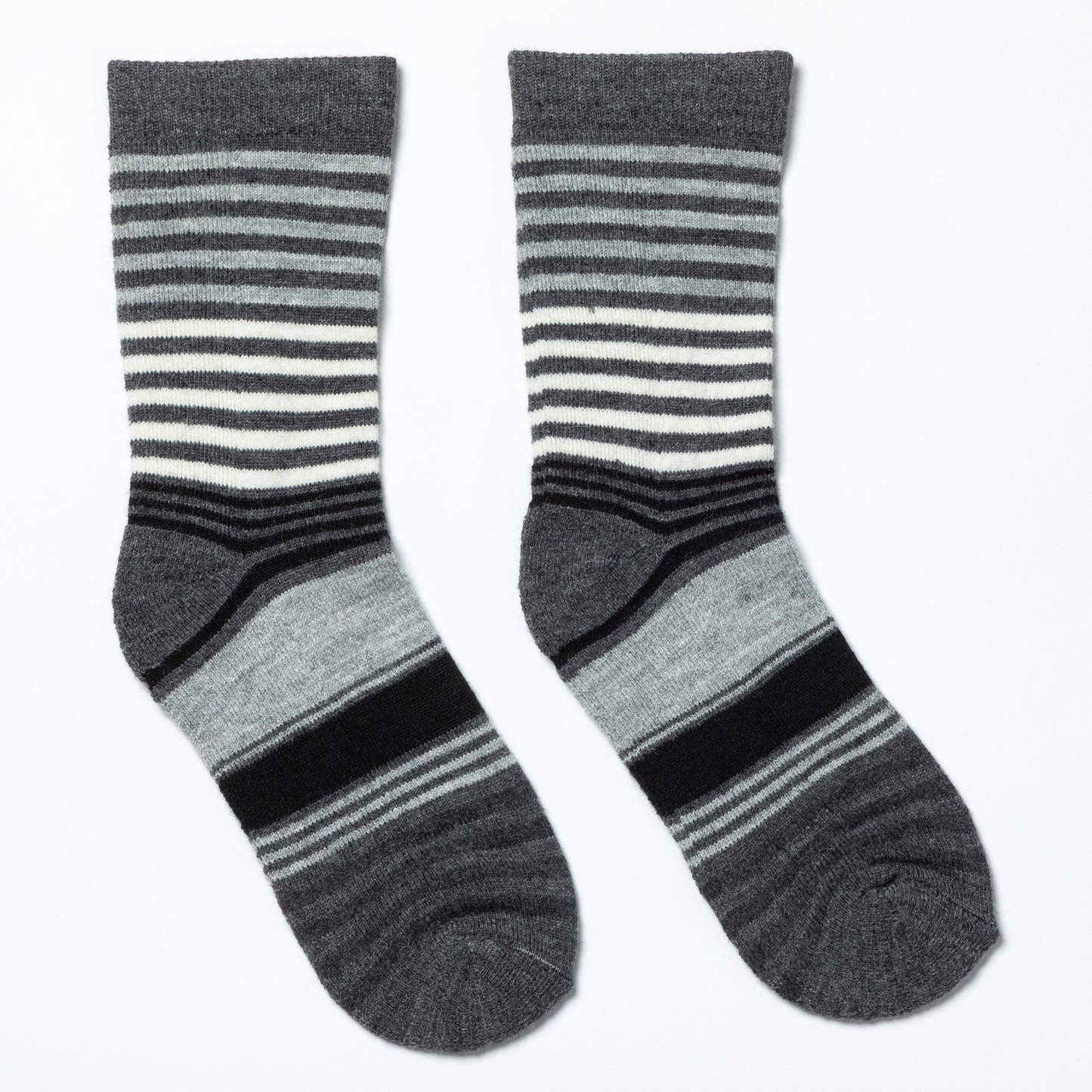 Multicolor Stripes Alpaca Socks
