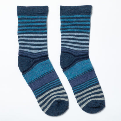 Multicolor Stripes Alpaca Socks