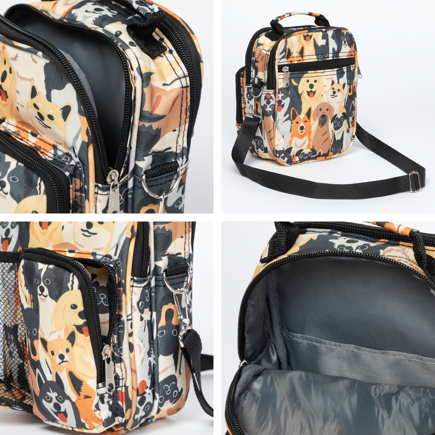 Paw Love Expandable Crossbody Daypack