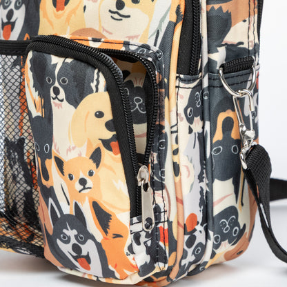 Paw Love Expandable Crossbody Daypack